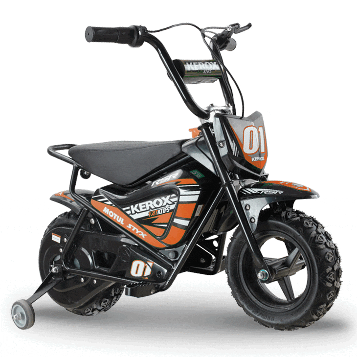 Pocket bike E-Fat Orange